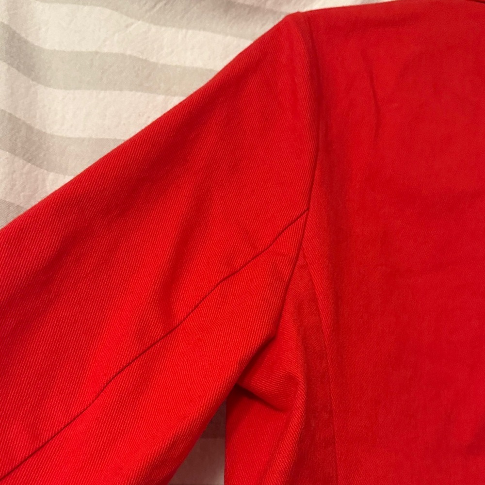 NWT J. Crew Women's Bright Red Blazer sz 10 - Picture 12 of 14